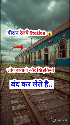 लोग कांप जाते है जब ये रेलवे स्टेशन आता है | abandon railway station #train #railway #railwaystation