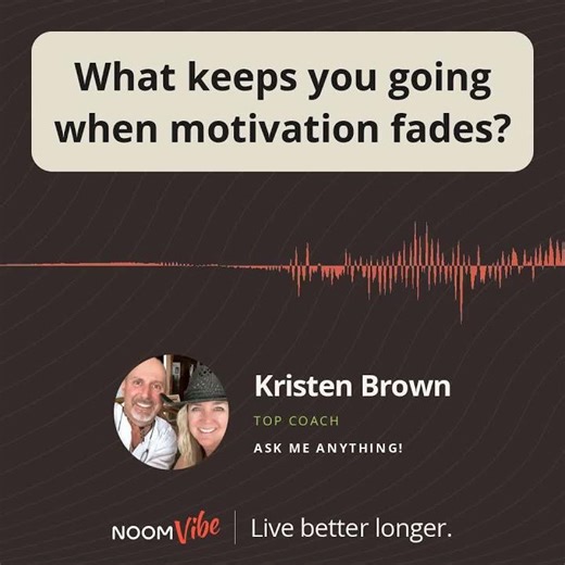 What keeps you going when motivation fades?