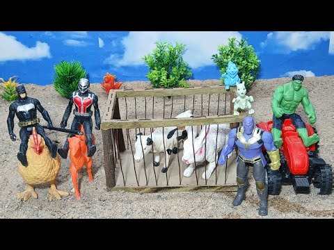 😱 cow खतरे में 😨 | Hulk Action 💚🔥#toysvideo #cartoonvideos 