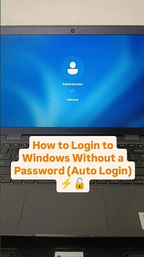 How to Auto Login on Windows! ⚡