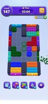 Level 147 Color Block Jam Walkthrough