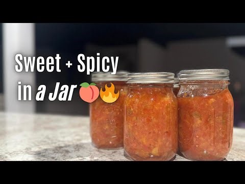 Peach Salsa Recipe for Canning 🍑| Easy Step by Step Guide