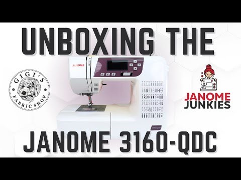 UNBOXING & Overview on the Janome 3160-QDC!