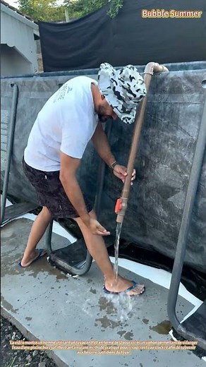 Installation d'un siphon : vidanger l'eau d'une piscine pour un usage quotidien