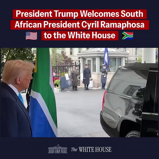 President Trump Welcomes Cyril Ramaphosa to the White House