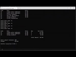 Ordering Program C# Console Application Part 22 | Tagalog Tutorials