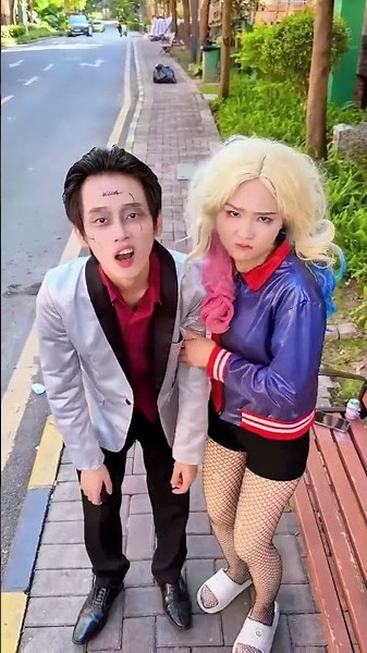 Boyfriend battle.#Harley Quinn #joker
