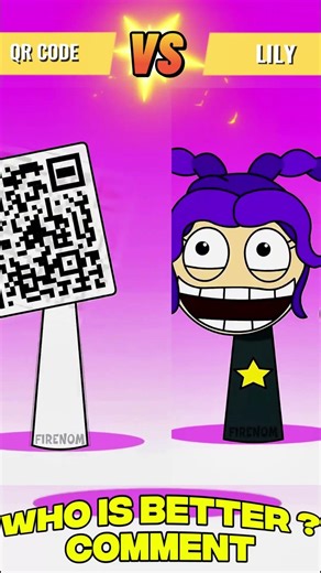 QR Code vs Lily – Who's Actually Stronger? #sprunki #sprunkibattle #shorts