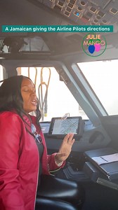 A Jamaican Giving Airline Pilots directions. | JulieMango