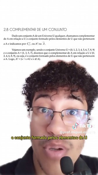 Prof. Miguel Oliveira no TikTok