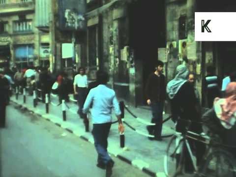 1970s Aleppo, Syria, Street Scenes, Rare Colour Footage