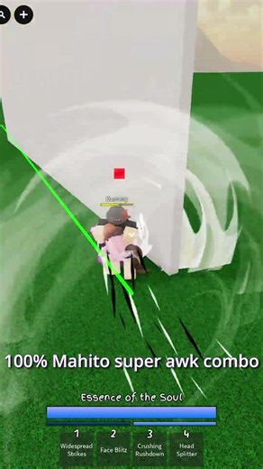 100% super awk full red Mahito combo, yes i know i used a wall