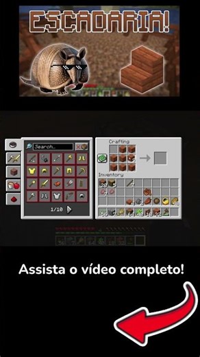 VAMOS CONSTRUIR RAPIDÃO UM BAÚ! #shorts #minecraft