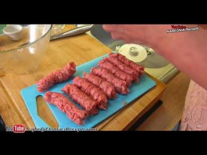 Domaći ĆEVAPI / kako se spremaju ćevapčići RECEPT originalni