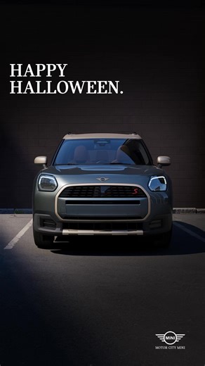 Tiny but terrifyingly fun! Your MINI is ready to turn this Halloween into a ride full of thrills and chills! #MotorCityMINI #MiniAdventures #SpookyDrive | Motor City MINI