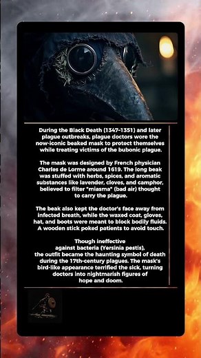 Plague Doctors: Why the Eerie Bird Mask Became the Symbol of Medieval Horror