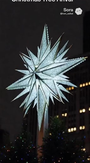 Rockefeller center Christmas tree video. #nyc #night #nightlife #christmas #christmastree