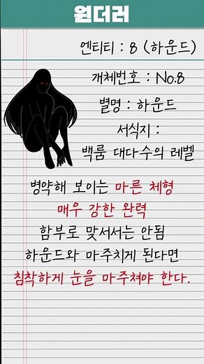 백룸 괴물 ㅣ 엔티티 : 8 (하운드)