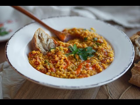 RED LENTIL DAHL // super easy recipe
