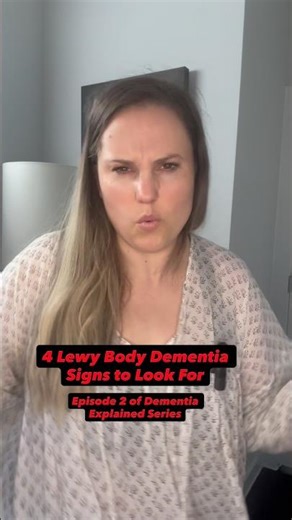 4 Lewy Body Signs to Look For #dementia #lewybody