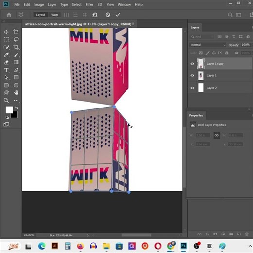 tips_ how to make any picture or shape reflective in photoshop / photoshop shorts tutorial 2026