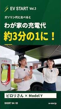 充電代はガソリン代の約1/3に。ピロリさん宅のEV生活｜EV START Vol.3
