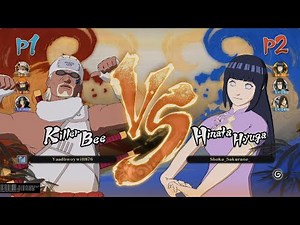 Killer bee vs Hinata NARUTO STORM CONNECTIONS online Ranked gameplay No Commentary