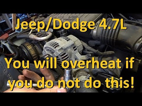How to Bleed a Radiator - Jeep/Dodge 4.7L