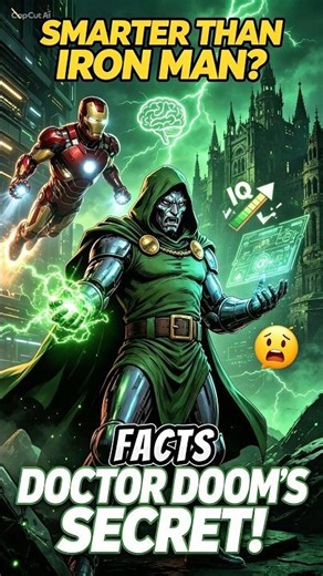 Why Doctor Doom Is Smarter Than Iron Man 🤯 #youtubeshorts #marvel #doctordoom #ironman #viral