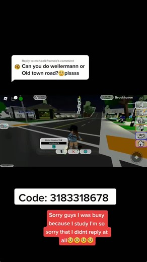 Reply to @mchaelkfromdo The code is 3183318678