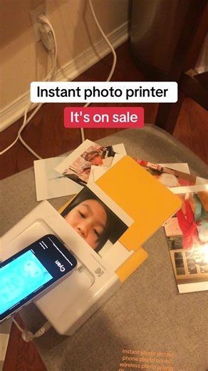 Printing photos again because memories deserve more than rotting in my camera roll 🤍 As a mom photographer, this instant printer makes it way too easy to turn everyday moments into something real. Dock, connect, print—no store runs, no waiting. I’m obsessed. #instantprinter #momlife #photographerlife #memoriesmatter #giftideas