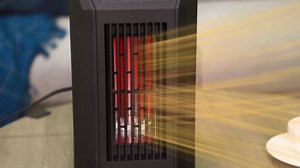 HOMCOM Space Heater for Indoor Use, 1500W Fast Heating Portable Electric Heater with Thermostat, 3 Modes, Remote, 12h Timer for Bedroom Desktop