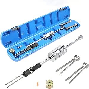 Fuel Injector Remover Tool Kit Labor-saving Fuel Injector Removal Puller Anti-Rust Injector Installer Compatible For Ford & Volvo 1.0L 1.5L 1.6L 1.8L 2.0L 2.3L 2.7L 3.5L Replace OE# 310-206, 9997410