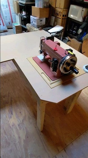 Flush Sewing Machine Table Build