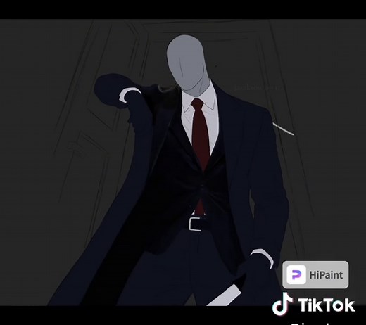 Slenderman Rendering Process: 7 Hours of Art