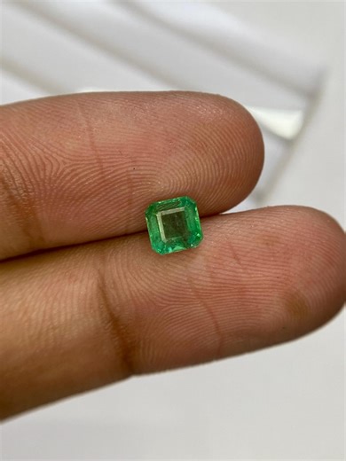 Natural Emerald , Square Octagon Cut , Zambian Emerald , 5.2 × 5.2 Mm Perfect Dimension , Loose Emerald Gemstone , Green Emerald - Etsy