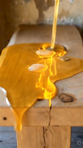 POV :From raw wood to a stone luxury masterpiece table 🪨 😳This doesn’t look real wait till the end 🤯