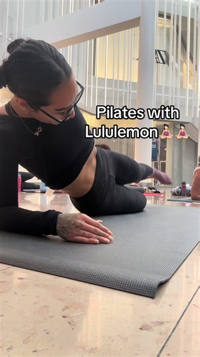 Nothing better than a Sunday morning Pilates class with lululemon! Definitely in my wellness era 🧘🏻‍♀️ #creatorsearchinsights #pilates #yoga #wellnessjourney #lululemon