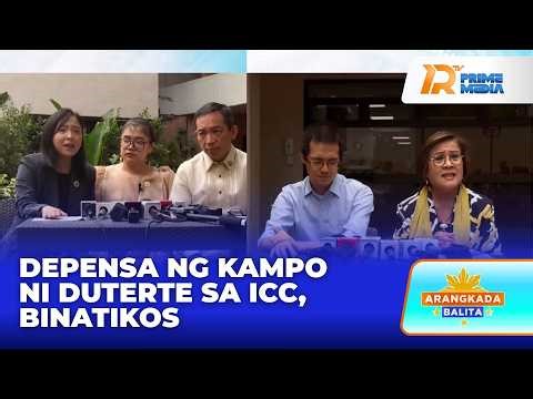 Ilang Kongresista, Binatikos ang Depensa ng Kampo ni Rodrigo Duterte sa ICC | Arangkada Balita