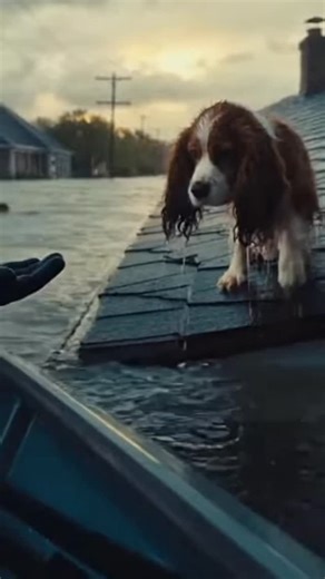 🌧️🐶 Soaked Orange & White Cocker Spaniel Rescued From Roof | Gorgeousnature07