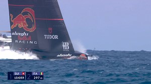 What a Race! 👀 Race 14 had it all, including this moment by Alinghi Red Bull Racing #AC37 #LVPrelim #Day4 | America's Cup