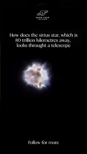 Why Stars Look Like This Through a Telescope 😳#space #star
