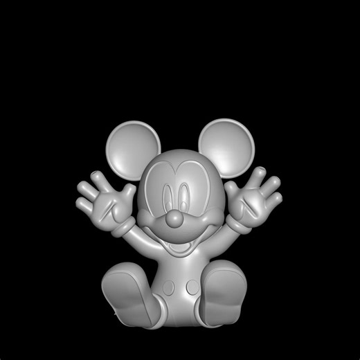 Mickey Mouse Figurine STL File | 3D Printable Model - Etsy