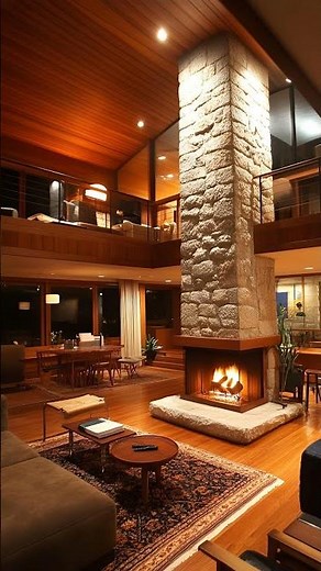 10 Stunning Mid-Century Modern Fireplace Makeover Ideas