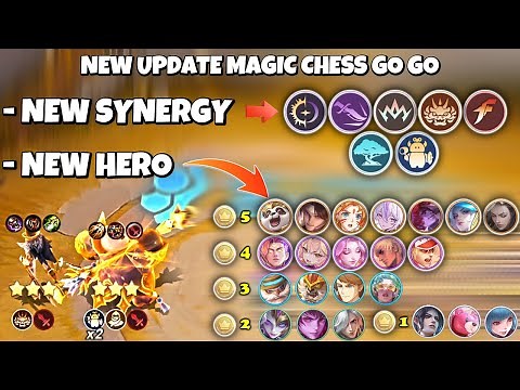 UPDATE TERBARU MCGG !! NEW HERO !! NEW SYNERGY !! NEW META !! MAGIC CHESS GOGO