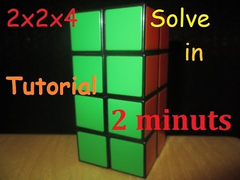 2x2x4 Rubik's cube Tutorial