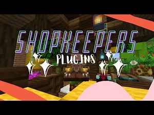 How to Shopkeepers - Selling items Shop - Minecraft plugins tutorial (in aternos)