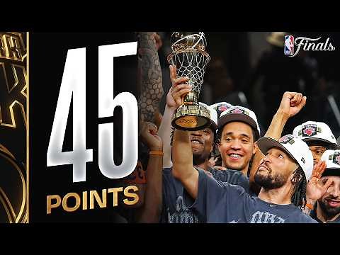 Jalen Brunson Ties Michael Jordan with LEGENDARY 45-PT Finals Performance 👑 | June 13, 2026