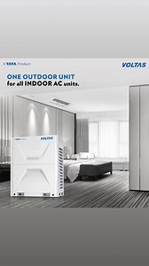 6.2K views · 57 reactions | Voltas Variable Refrigerant Flow (VRF) delivers optimum comfort and efficiency and provides the perfect solution for critical or comfort cooling in offices, hotels, shopping centres and other commercial complexes.​ Its high energy efficiency meets your business cooling needs effectively.​#Voltas #CommercialAirConditioning #VRFSystem #VariableRefrigerantFlow #CentralisedAirConditioning | My Voltas | Facebook