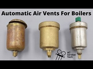 Automatic Air Vent Operation and Servicing on Hydronic Heat Boiler Systems!